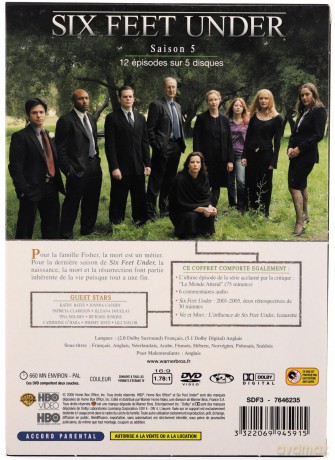 Six feet under series 1-5 (Sześć stóp pod ziemią) (PL:S.2-5) [BOX] [24DVD]