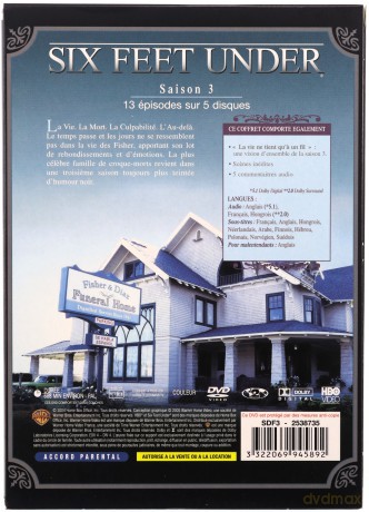 Six feet under series 1-5 (Sześć stóp pod ziemią) (PL:S.2-5) [BOX] [24DVD]