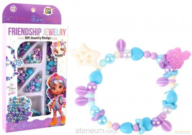 Akademia mody bransoletki przyjaźni fioletowy