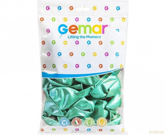 Balony shiny zielone 33cm 50szt
