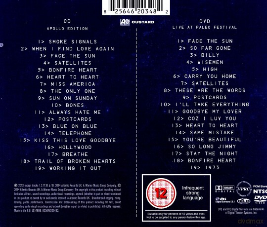 James Blunt: Moon Landing (The Apollo Edition) [CD]+[DVD]