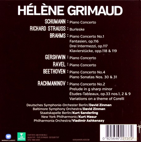 Helene Grimaud: The Complete Warner Recordings [CD]