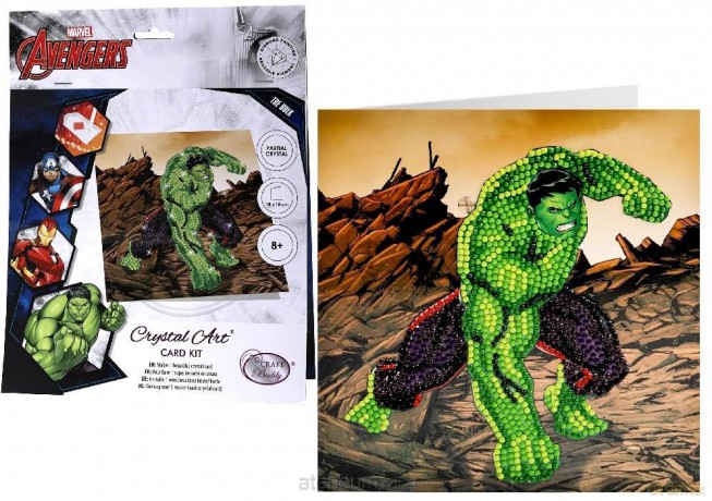 Diamentowa mozaika Hulk 18x18cm
