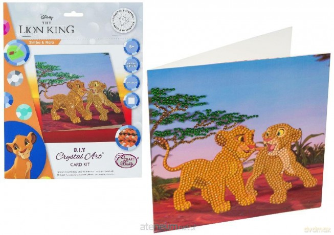 Diamentowa mozaika Simba i Nela 18x18cm
