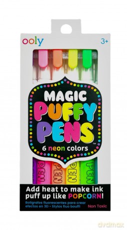 Flamastry z Efektem 3D Magicznie Puchnące 6szt