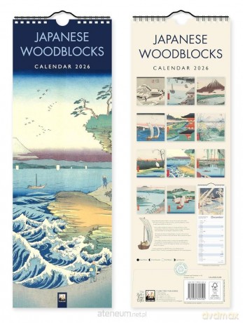 Kalendarz 2026 paskowy Japońskie drzeworyty [KALENDARZ]