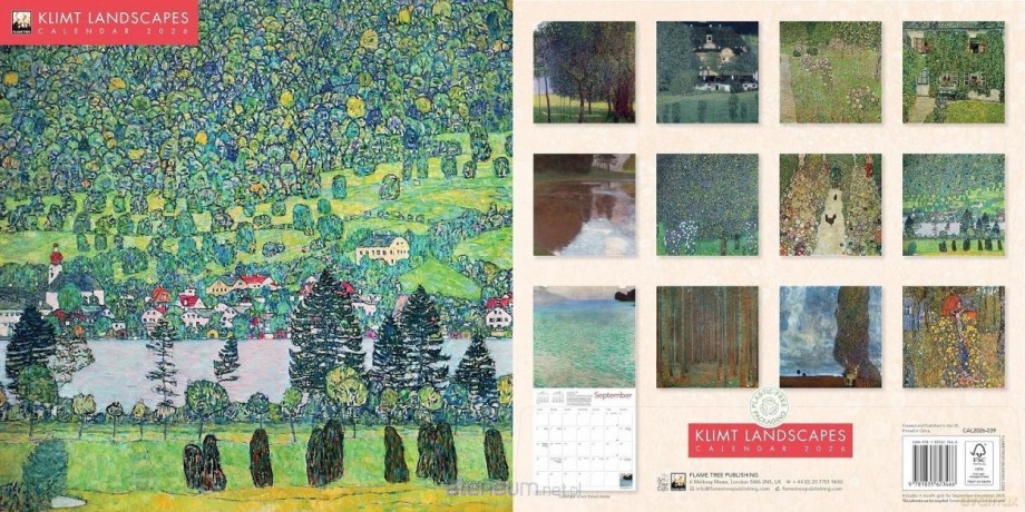 Kalendarz 2026 ścienny Pejzaże Gustav Klimt [KALENDARZ]