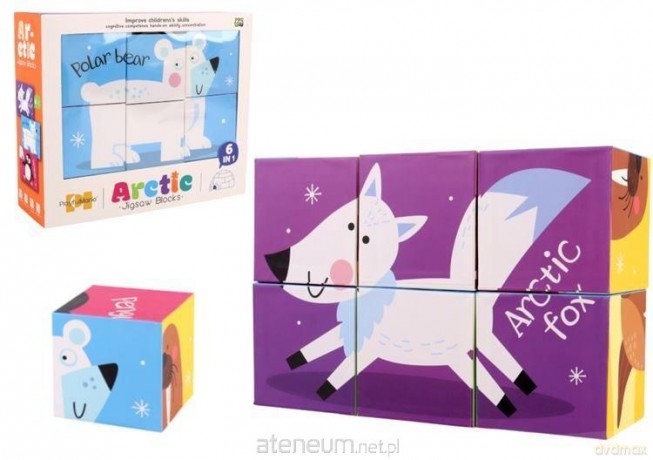 Klocki puzzle dla dzieci 6 el. MIX [KLOCKI]