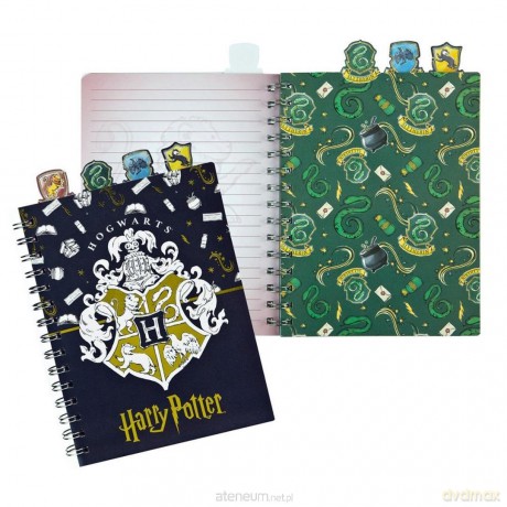 Kołonotatnik A5 z przekładkami Harry Potter