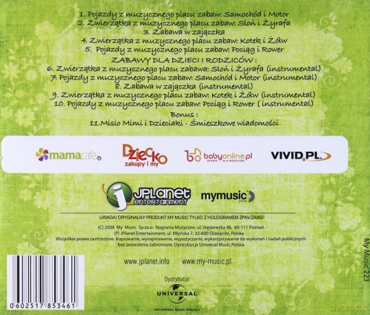 Misio Mimi I Dzieciaki:Zabawy Dla Dzieci [CD]