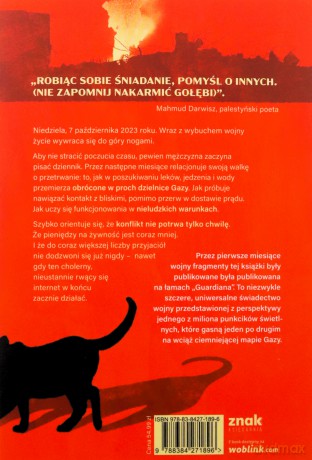 Nie zapomnij nakarmić gołębi. Dziennik z Gazy - Anonim [KSIĄŻKA]