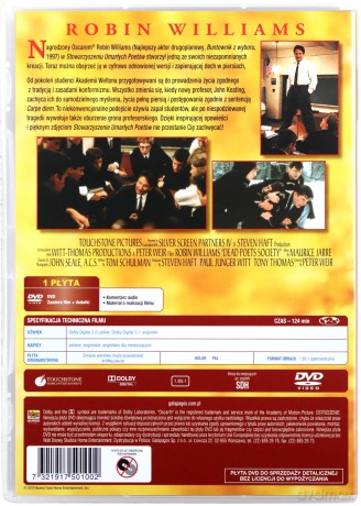 Stowarzyszenie umarłych poetów (polski lektor) [DVD]