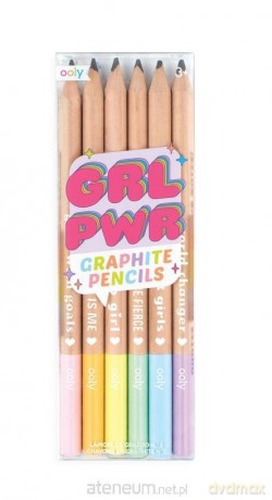 Ołówki Grl pwr 6szt