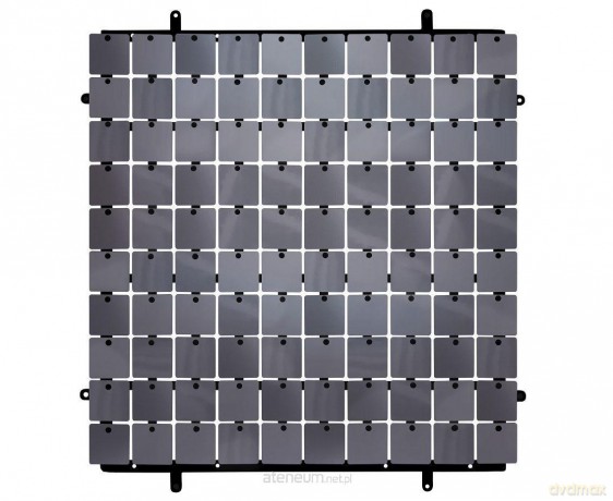 Panel dekoracyjny grafitowy 30x30cm 100 kwadratów