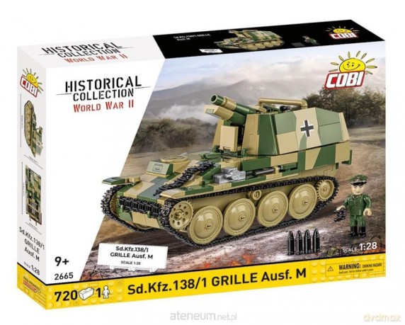Sd. Kfz. 138/1 GRILLE Ausf M Świerszcz [KLOCKI]