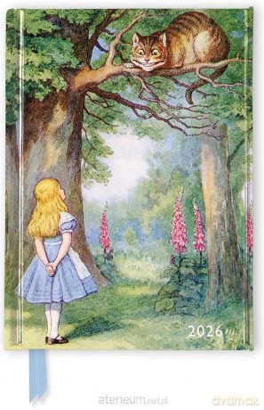 Terminarz 2026 A6 Alicja w Krainie Czarów i Kot [KALENDARZ]