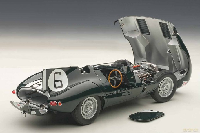 AUTOART Jaguar DType #6 J.M. Hawthorn [ZABAWKA]