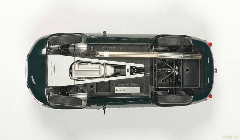 AUTOART Jaguar DType #6 J.M. Hawthorn [ZABAWKA]