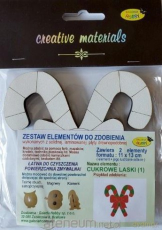 Zestaw elementów do zdobienia Laski BN 11x13cm