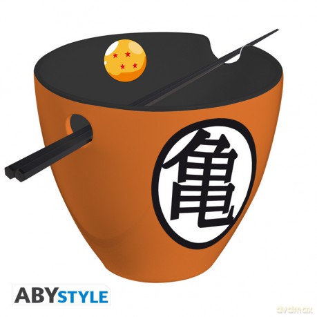 DRAGON BALL - Miska do ramen z pałeczkami - Goku symbols