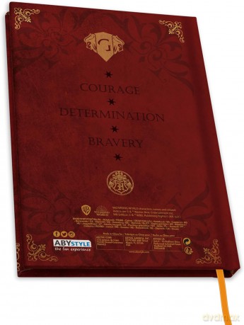 HARRY POTTER - A5 Notes Gryffindor