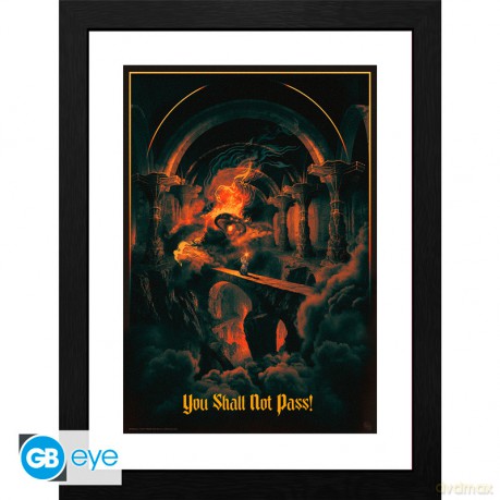LORD OF THE RINGS - Plakat w ramie You shall not pass (30x40)