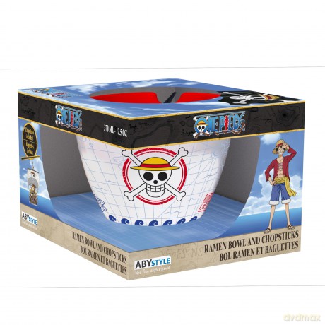 ONE PIECE - Miska do ramen z pałeczkami - Monkey D. Luffy