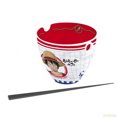 ONE PIECE - Miska do ramen z pałeczkami - Monkey D. Luffy