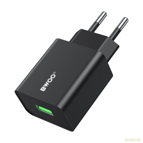 BWOO ładowarka sieciowa CDA249 USB 2,4A czarna
