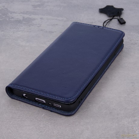 Etui skórzane Smart Pro do iPhone 17 Pro 6,3" granatowe