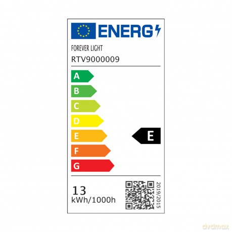 Forever Light Żarówka LED E27 A60 12.8W 1520lm 6000K klasa E