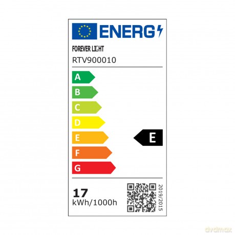 Forever Light Żarówka LED E27 A65 17W 2100lm 3000K klasa E