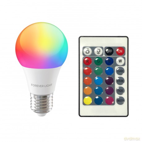 Forever Light Żarówka LED RGB E27 A60 8W 850lm 4000K klasa F