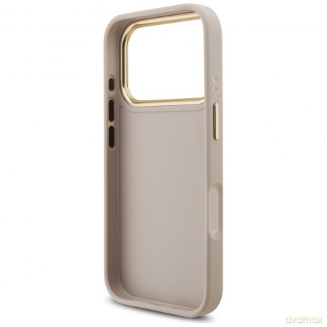 Guess nakładka 4G Big 4G Classic Logo Big Strap Metal Buttons do iPhone 17 Pro różowa