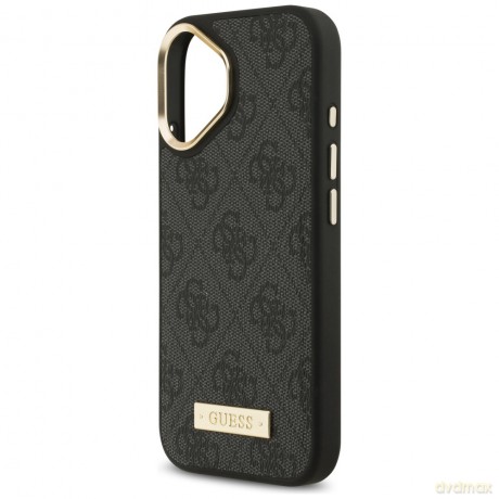 Guess nakładka 4G Logo Plate MagSafe do iPhone 17 czarna