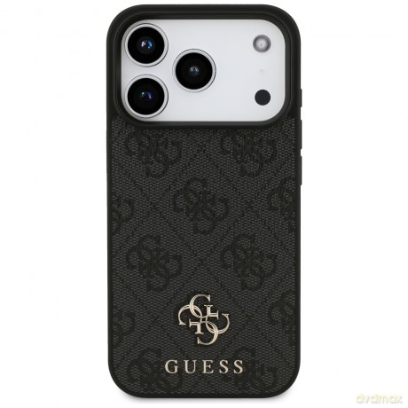 Guess nakładka 4G Small Classic Logo MagSafe do iPhone 17 Pro czarna