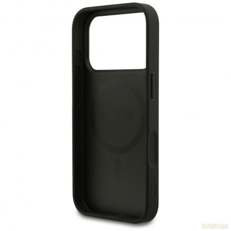 Guess nakładka 4G Small Classic Logo MagSafe do iPhone 17 Pro czarna