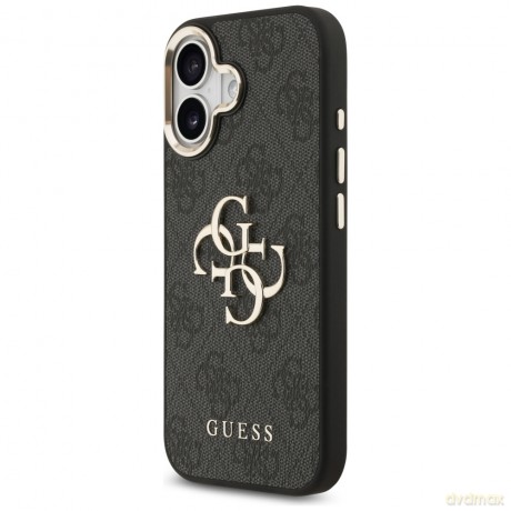 Guess nakładka do iPhone 17 HC 4G PU W/ BIG 4G CLASSIC LOGO GD czarna