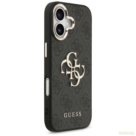 Guess nakładka do iPhone 17 HC 4G PU W/ BIG 4G CLASSIC LOGO GD czarna