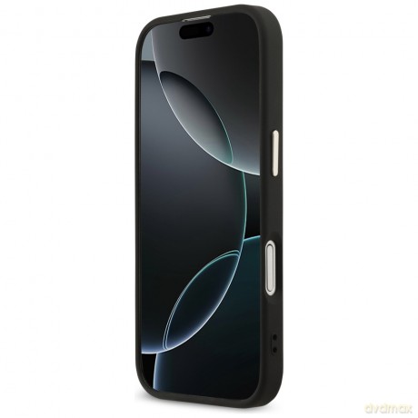 Guess nakładka do iPhone 17 HC 4G PU W/ BIG 4G CLASSIC LOGO GD czarna