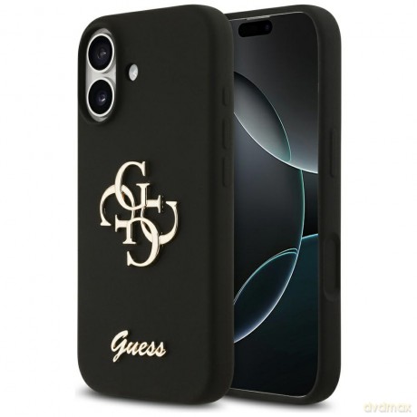 Guess nakładka Silicone Big 4G Script do iPhone 17 czarna