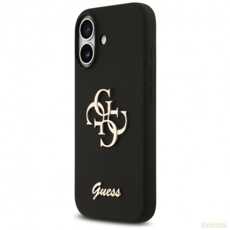 Guess nakładka Silicone Big 4G Script do iPhone 17 czarna