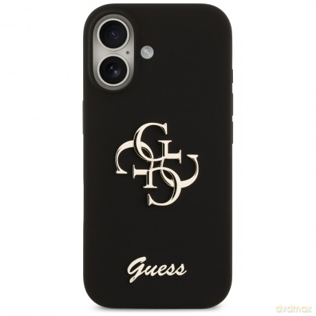 Guess nakładka Silicone Big 4G Script do iPhone 17 czarna