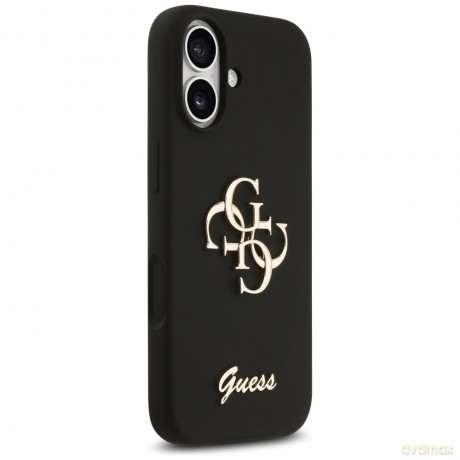 Guess nakładka Silicone Big 4G Script do iPhone 17 czarna