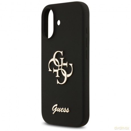 Guess nakładka Silicone Big 4G Script do iPhone 17 czarna