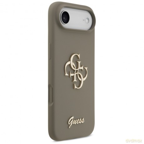 Guess nakładka Silicone Big 4G Script do iPhone Air brązowa