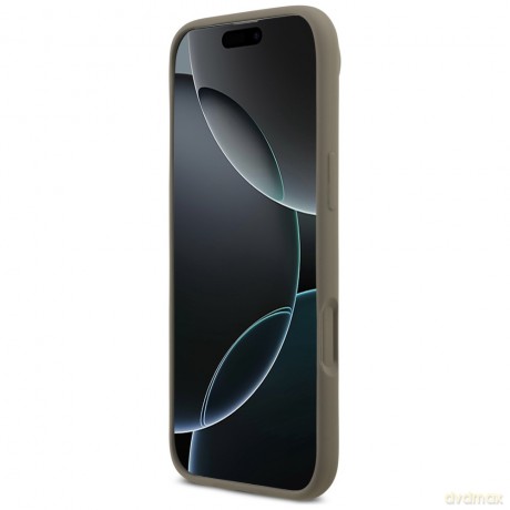 Guess nakładka Silicone Big 4G Script do iPhone Air brązowa