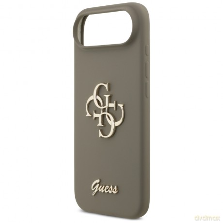 Guess nakładka Silicone Big 4G Script do iPhone Air brązowa