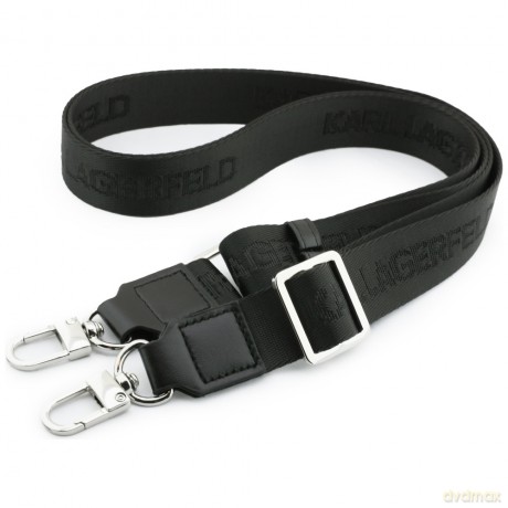 Karl Lagerfeld nakładka Big Strap Karl Metal Logo MagSafe do iPhone 17 Pro Max czarna