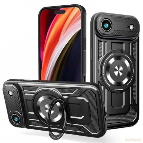Nakładka Defender Armor Mag do iPhone 17 Air 6,6" czarna